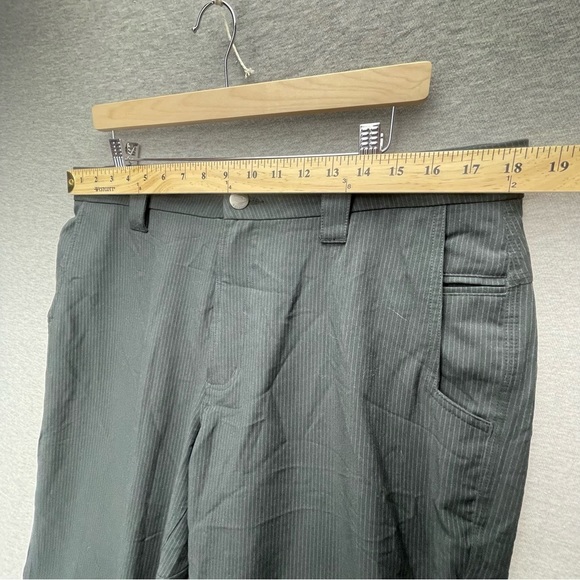 GOLDLINE Mens Mojo Black Pinstripes Curling Pants Size 36 - Picture 11 of 13